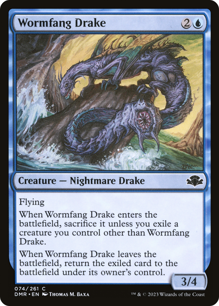 Wormfang Drake (DMR-074) - Dominaria Remastered Foil | Grognard Games