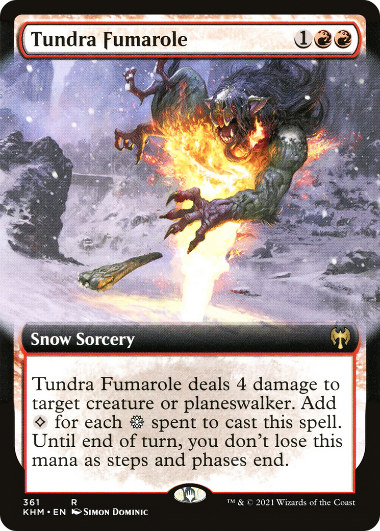 Tundra Fumarole (Extended Art) [Kaldheim] | Grognard Games