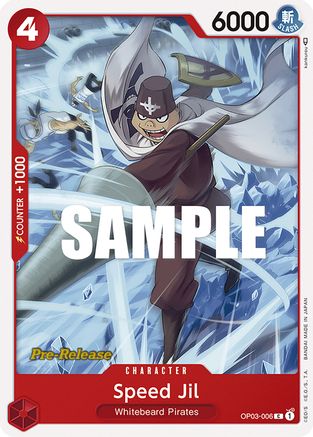 Speed Jil (OP03-006) - Pillars of Strength Pre-Release Cards | Grognard Games