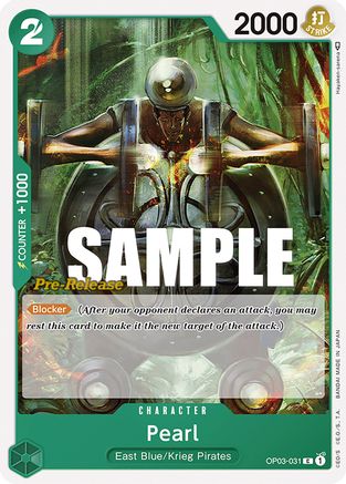 Pearl (OP03-031) - Pillars of Strength Pre-Release Cards | Grognard Games