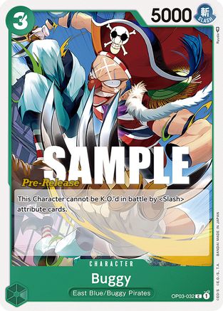 Buggy (032) (OP03-032) - Pillars of Strength Pre-Release Cards | Grognard Games