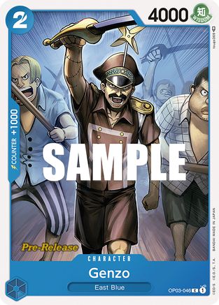 Genzo (OP03-046) - Pillars of Strength Pre-Release Cards | Grognard Games