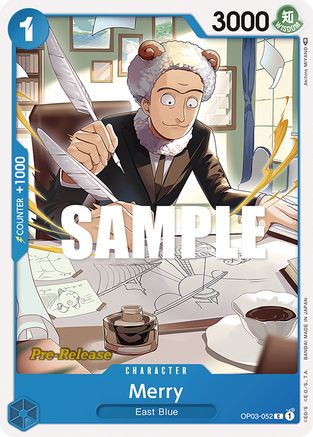Merry (OP03-052) - Pillars of Strength Pre-Release Cards | Grognard Games