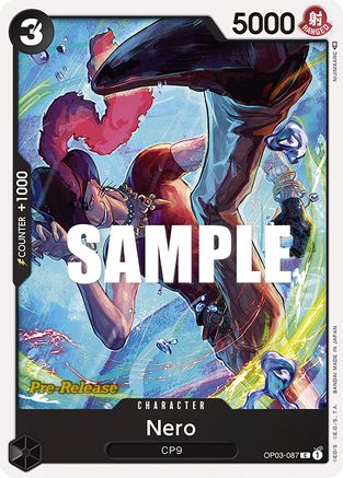 Nero (OP03-087) - Pillars of Strength Pre-Release Cards | Grognard Games