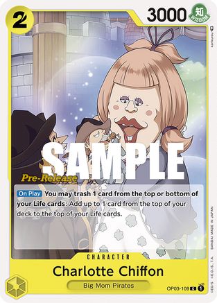 Charlotte Chiffon (OP03-109) - Pillars of Strength Pre-Release Cards | Grognard Games