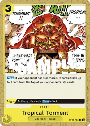 Tropical Torment (OP03-120) - Pillars of Strength Pre-Release Cards | Grognard Games
