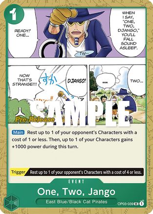 One, Two, Jango (OP03-039) - Pillars of Strength Pre-Release Cards | Grognard Games