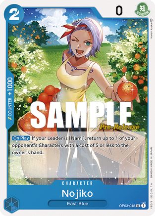Nojiko (OP03-048) - Pillars of Strength Pre-Release Cards | Grognard Games