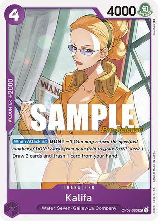 Kalifa (OP03-060) - Pillars of Strength Pre-Release Cards | Grognard Games