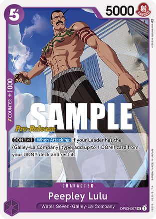 Peepley Lulu (OP03-067) - Pillars of Strength Pre-Release Cards | Grognard Games