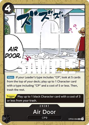 Air Door (OP03-094) - Pillars of Strength Pre-Release Cards | Grognard Games