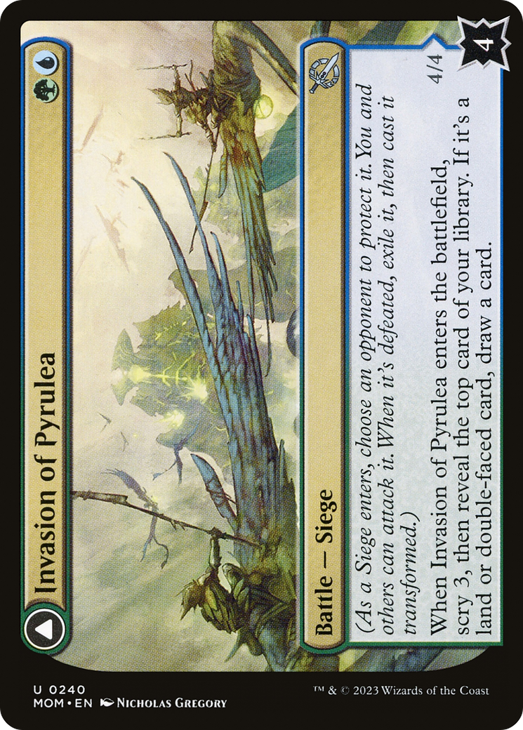 Invasion of Pyrulea // Gargantuan Slabhorn [March of the Machine] | Grognard Games