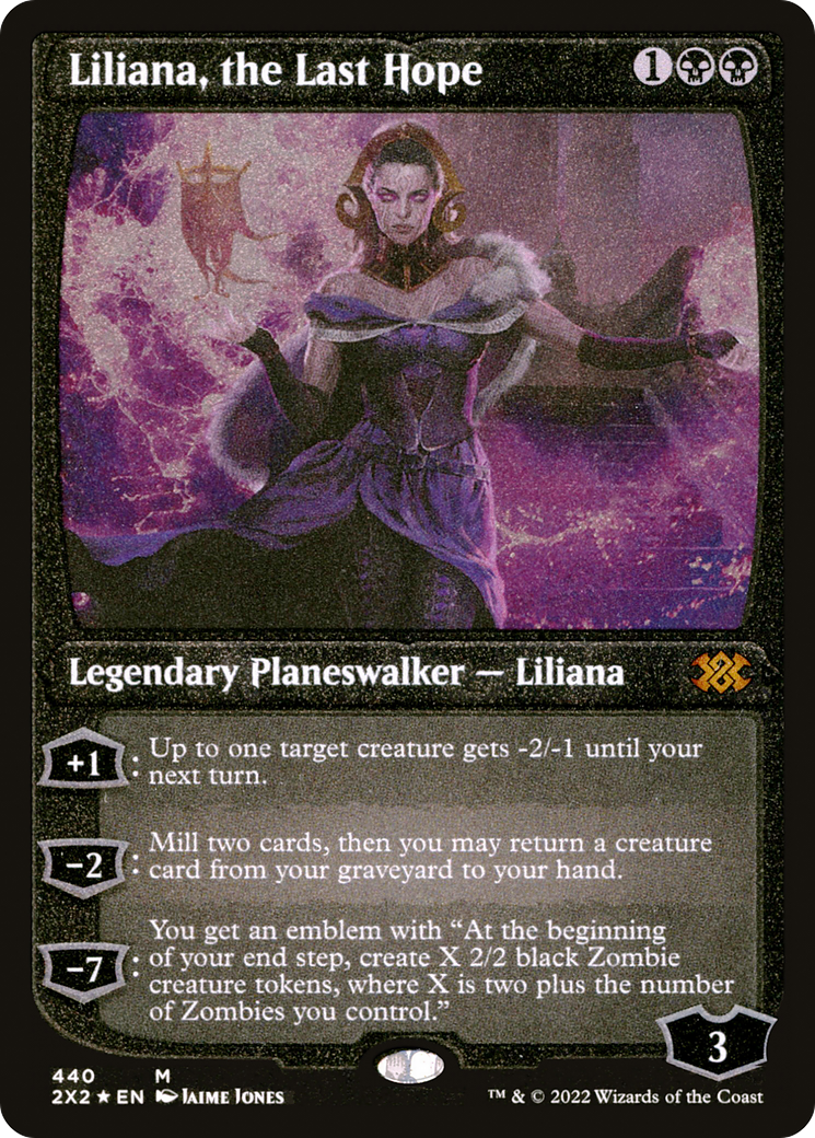 Liliana, the Last Hope (Foil Etched) (2X2-440) - Double Masters 2022 Foil | Grognard Games