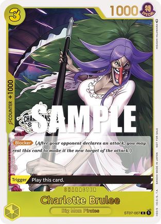 Charlotte Brulee (Store Championship Participation Pack) (ST07-007) - One Piece Promotion Cards Foil | Grognard Games