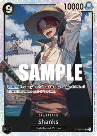 Shanks (ST08-005) - Starter Deck 8: Monkey.D.Luffy Foil | Grognard Games