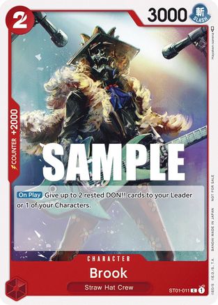 Brook (Tournament Pack Vol. 4) (ST01-011) - One Piece Promotion Cards | Grognard Games