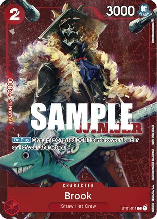 Brook (Winner Pack Vol. 4) (ST01-011) - One Piece Promotion Cards Foil | Grognard Games