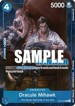 Dracule Mihawk (Winner Pack Vol. 4) (ST03-005) - One Piece Promotion Cards Foil | Grognard Games