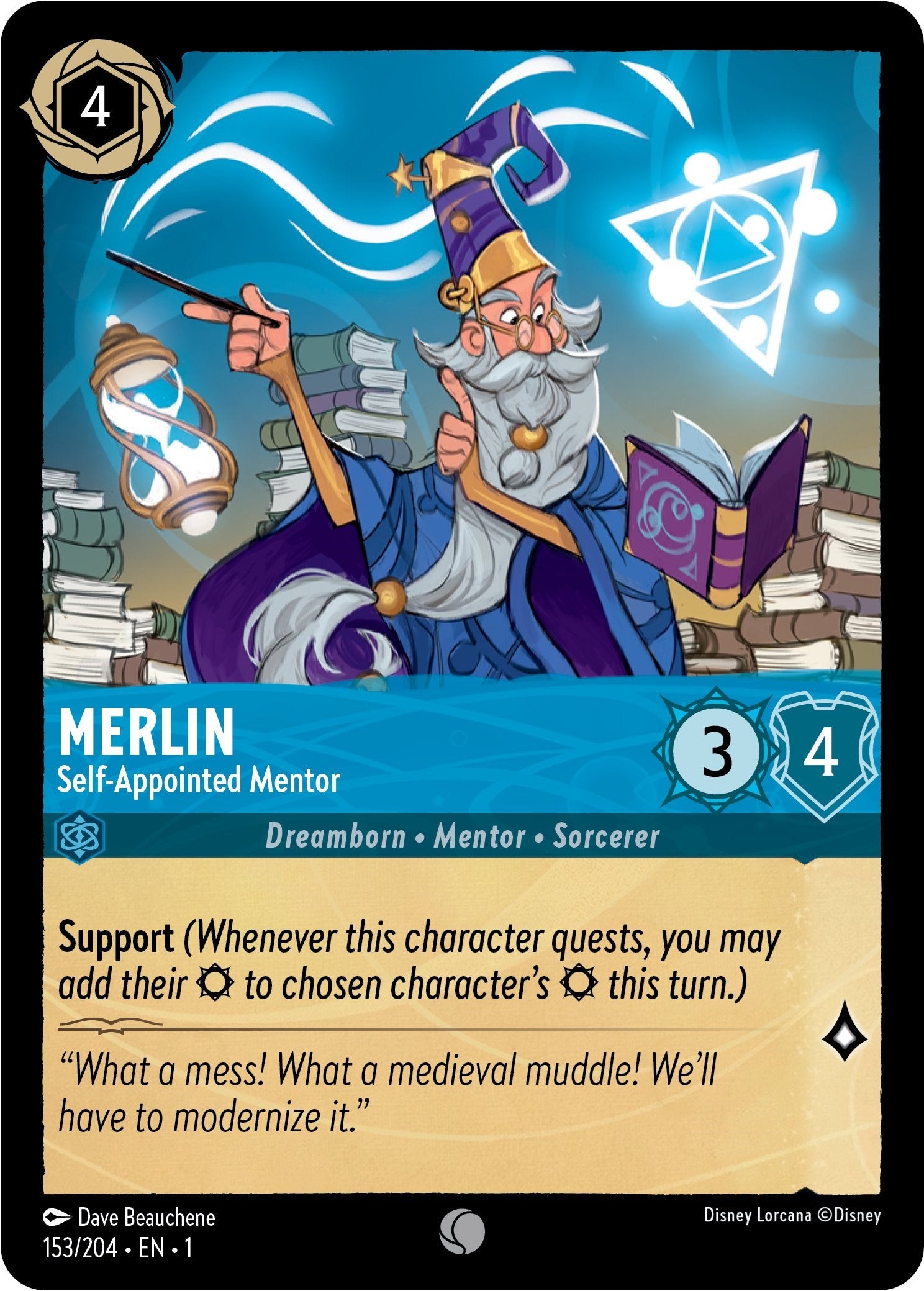 Merlin - Self-Appointed Mentor (153/204) [The First Chapter] | Grognard Games