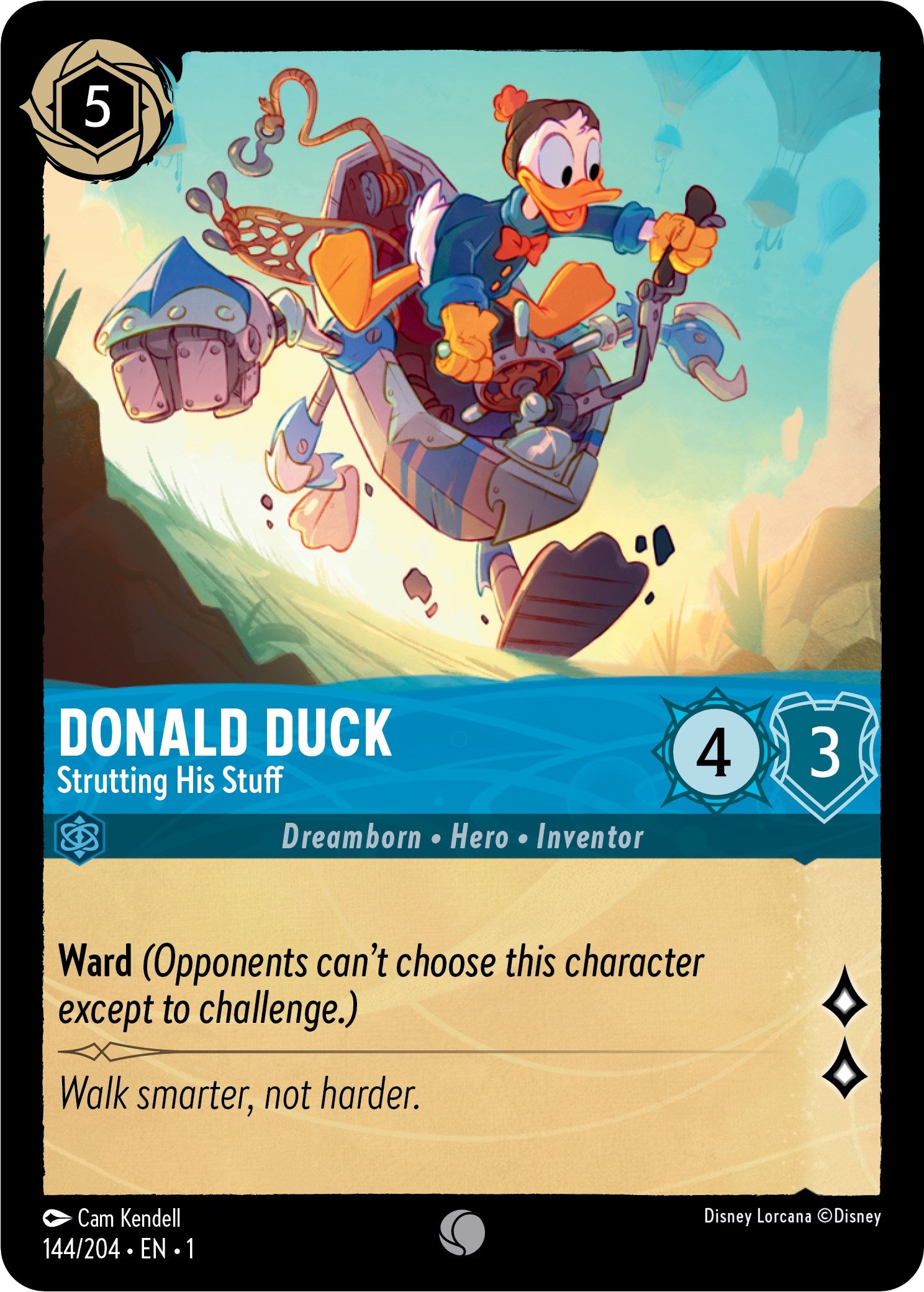 Donald Duck - Strutting His Stuff (144/204) [The First Chapter] | Grognard Games