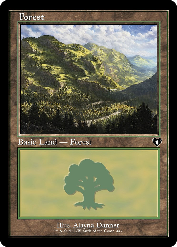 Forest (449) (Retro) [Commander Masters] | Grognard Games