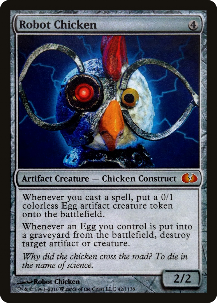 Robot Chicken (SPECIAL-042) - Celebration Cards Foil | Grognard Games