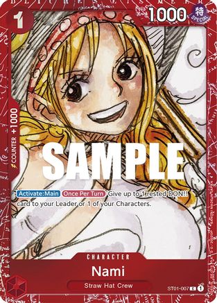 Nami (Premium Card Collection -ONE PIECE FILM RED Edition-) (ST01-007) - One Piece Promotion Cards Foil | Grognard Games