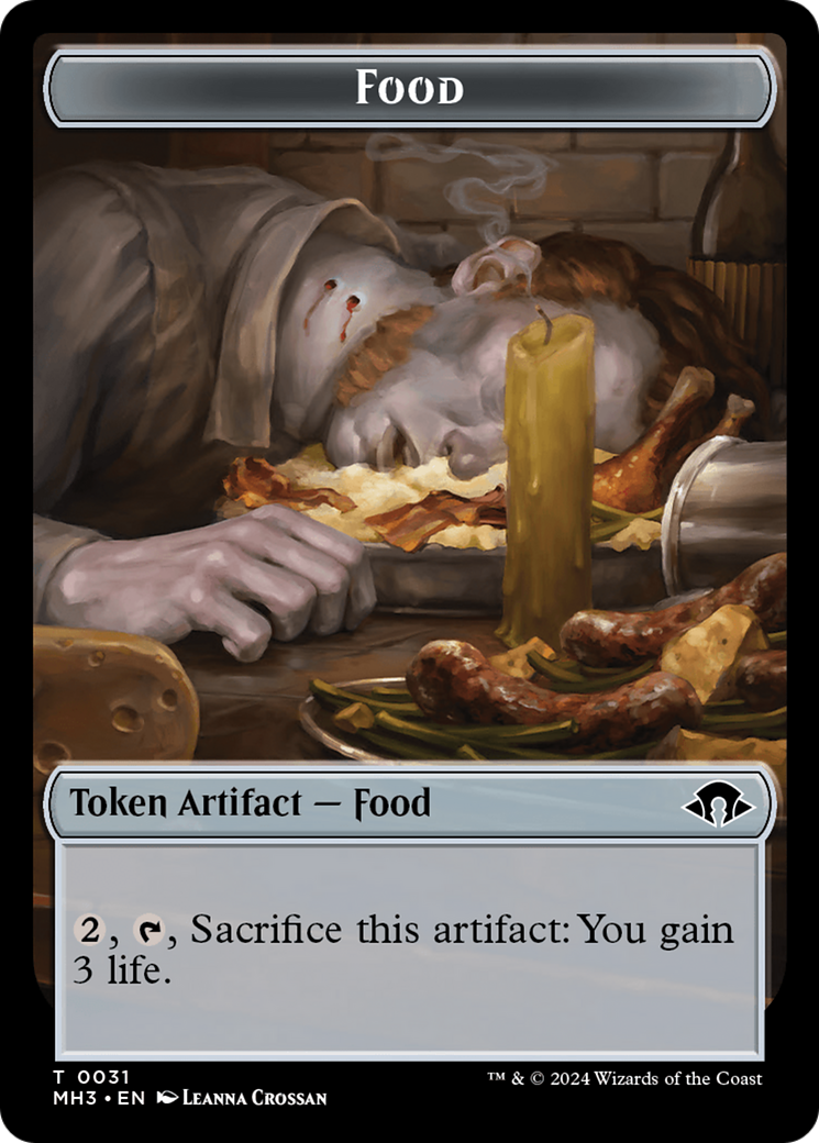 Phyrexian Germ // Food Double-Sided Token [Modern Horizons 3 Tokens] | Grognard Games