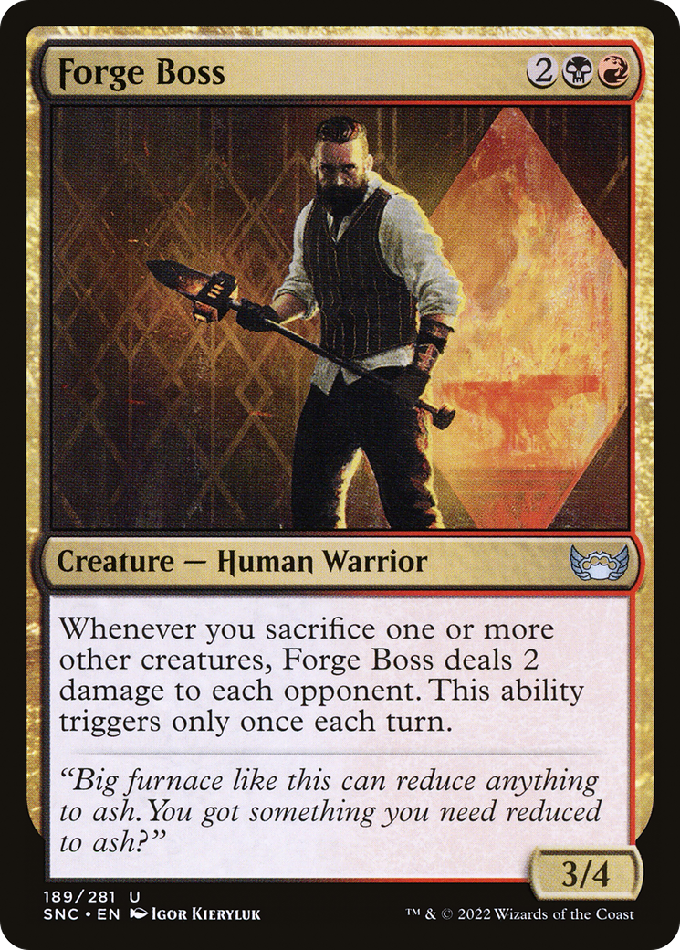 Forge Boss [Streets of New Capenna] | Grognard Games