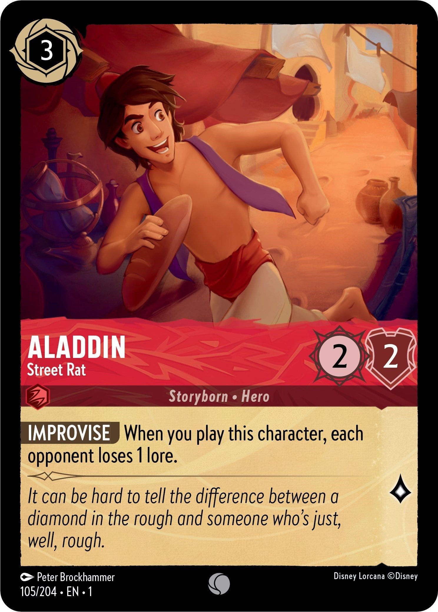 Aladdin - Street Rat (105/204) [The First Chapter] | Grognard Games
