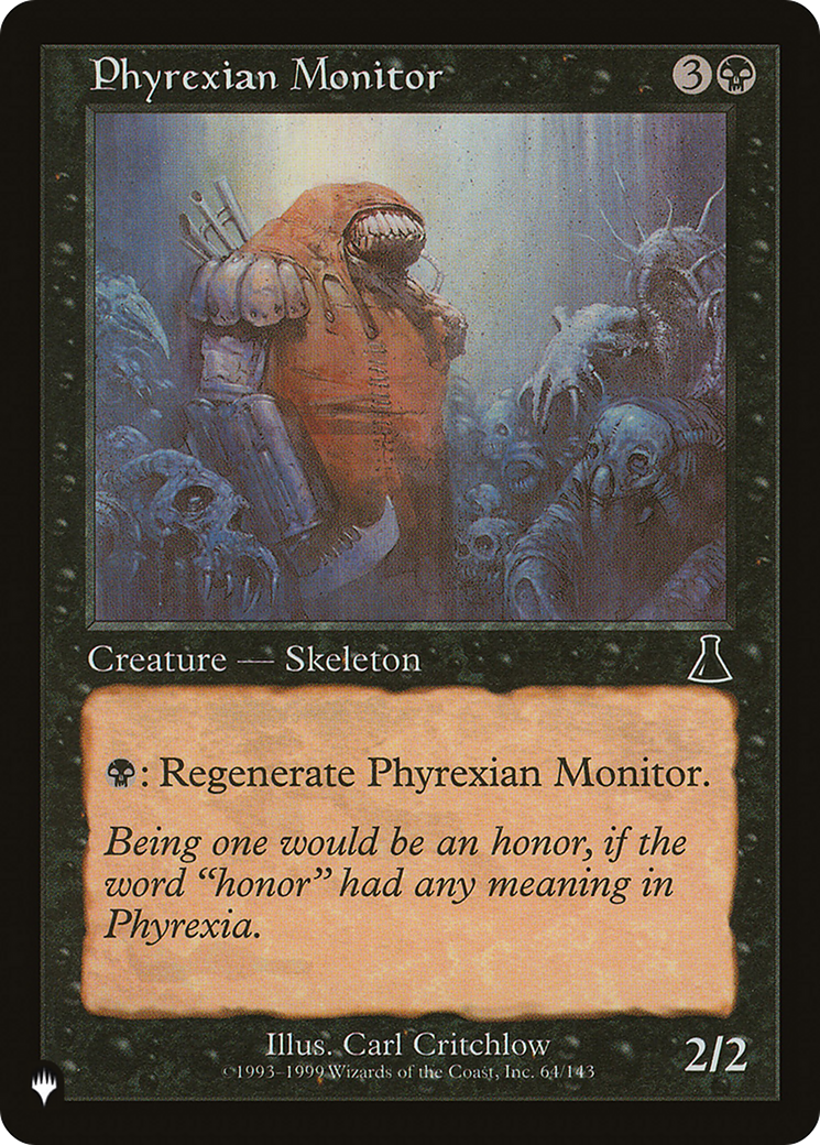 Phyrexian Monitor [The List] | Grognard Games