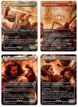 The Scouring of the Shire Scene [Set of 4] (LTR-438-441) - The Lord of the Rings: Tales of Middle-earth | Grognard Games