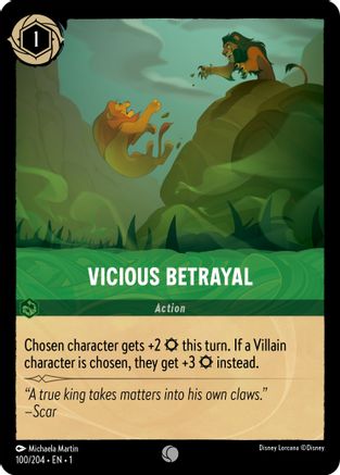 Vicious Betrayal (100/204) [The First Chapter] | Grognard Games