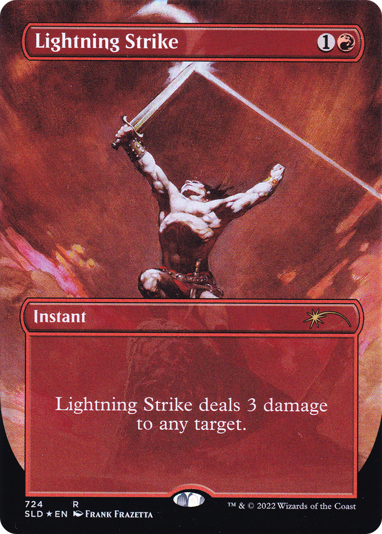 Lightning Strike (Borderless) [Secret Lair Drop Promos] | Grognard Games