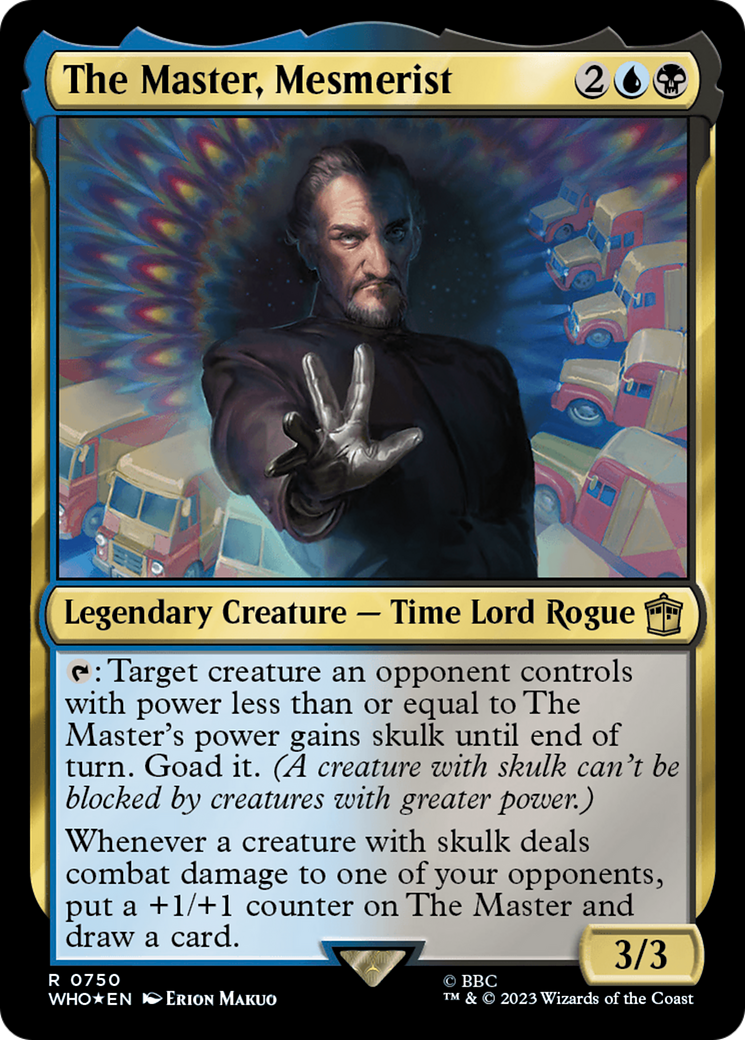 The Master, Mesmerist (Surge Foil) [Doctor Who] | Grognard Games