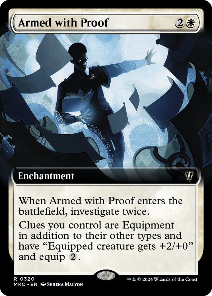 Armed with Proof (Extended Art) [Murders at Karlov Manor Commander] | Grognard Games