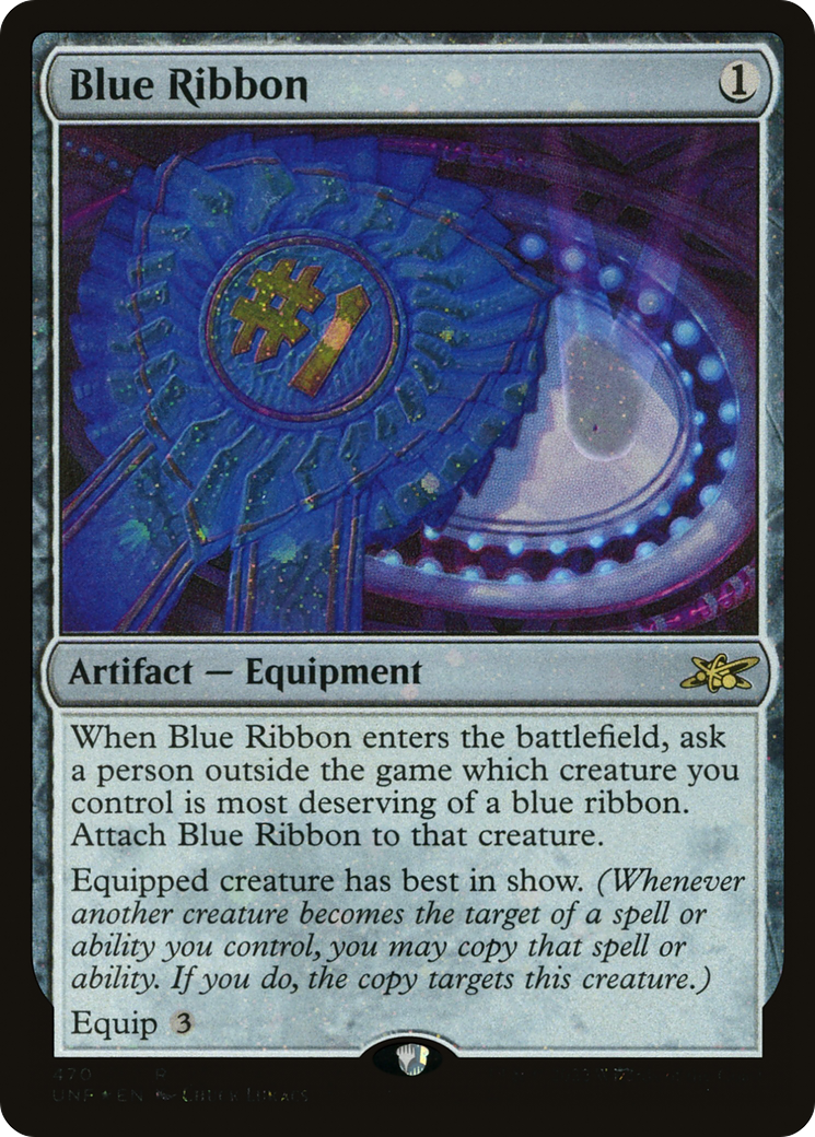 Blue Ribbon (Galaxy Foil) [Unfinity] | Grognard Games