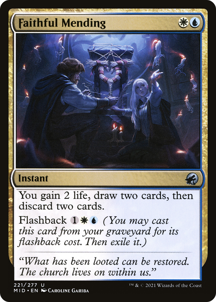 Faithful Mending [Innistrad: Midnight Hunt] | Grognard Games