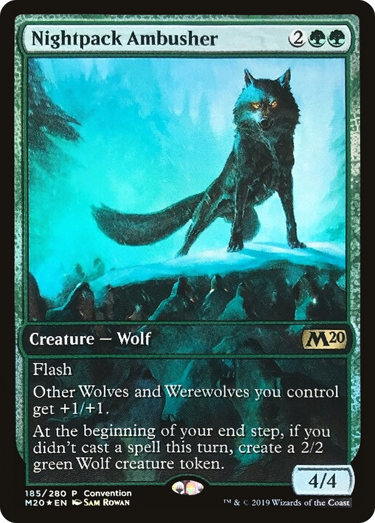 Nightpack Ambusher (Convention) [Core Set 2020 Promos] | Grognard Games