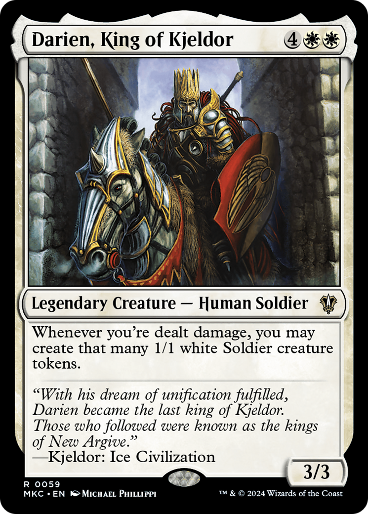Darien, King of Kjeldor [Murders at Karlov Manor Commander] | Grognard Games