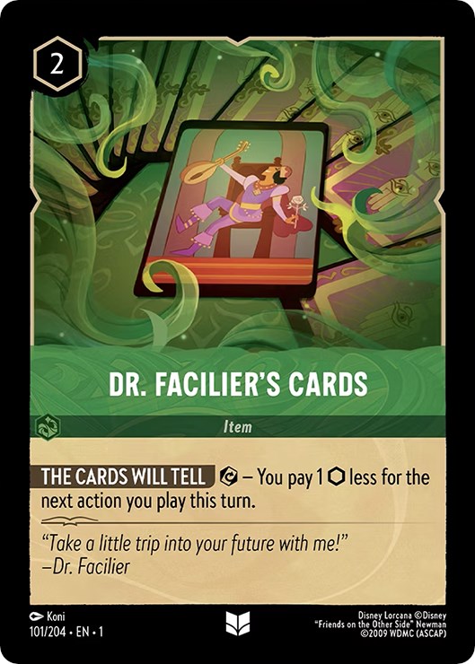 Dr. Facilier's Cards (101/204) [The First Chapter] | Grognard Games