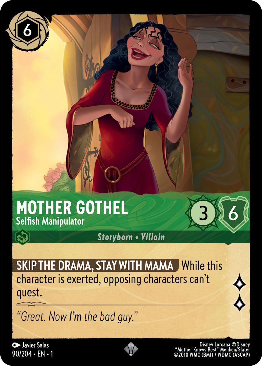 Mother Gothel - Selfish Manipulator (90/204) [The First Chapter] | Grognard Games