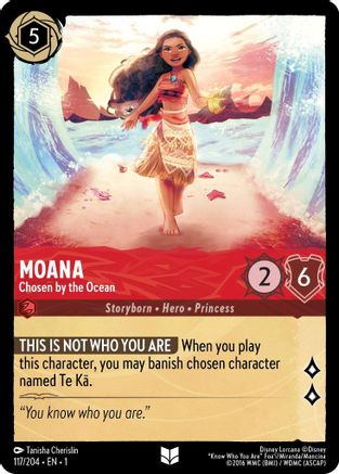 Moana - Chosen by the Ocean (117/204) [The First Chapter] | Grognard Games
