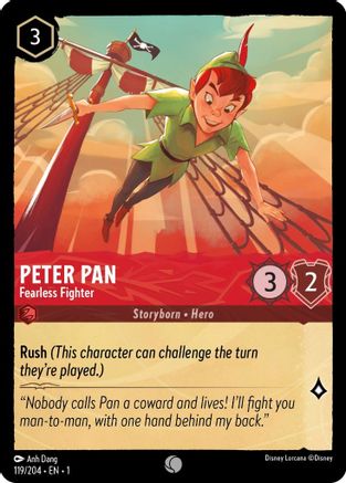 Peter Pan - Fearless Fighter (119/204) [The First Chapter] | Grognard Games