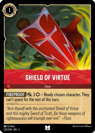 Shield of Virtue (135/204) [The First Chapter] | Grognard Games