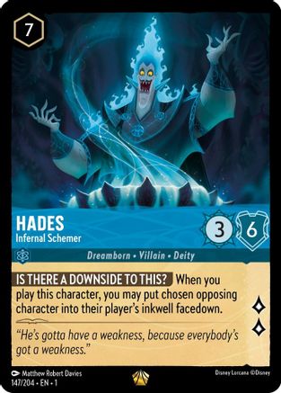Hades - Infernal Schemer (147/204) [The First Chapter] | Grognard Games