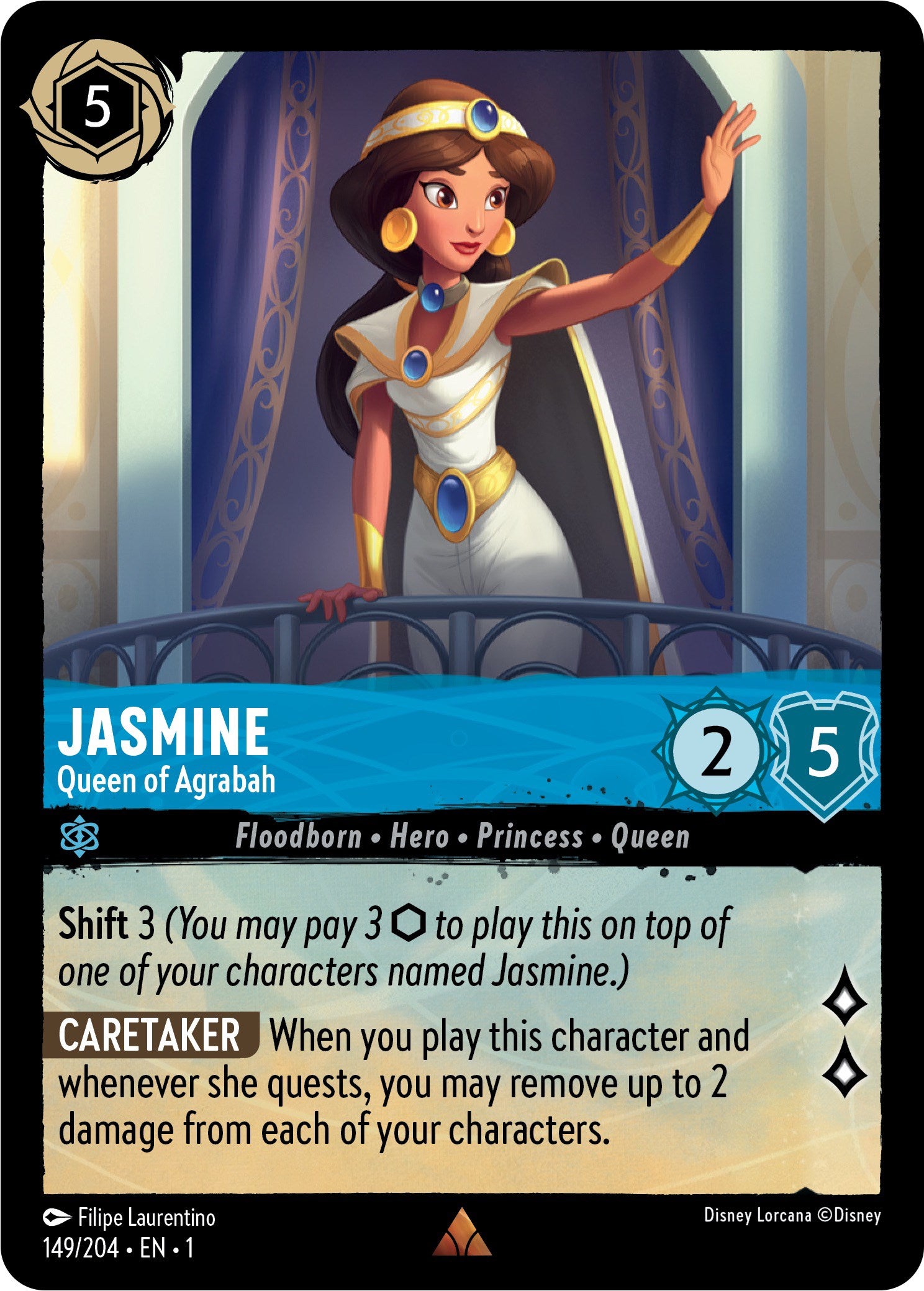 Jasmine - Queen of Agrabah (149/204) [The First Chapter] | Grognard Games