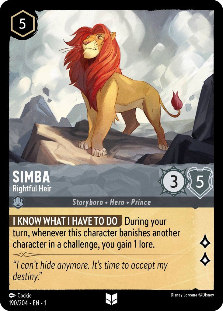 Simba - Rightful Heir (190/204) [The First Chapter] | Grognard Games