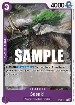 Sasaki (Event Pack Vol. 2) (OP01-101) - One Piece Promotion Cards | Grognard Games