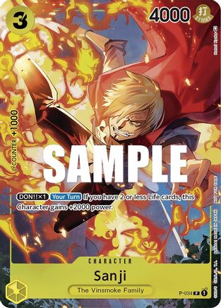 Sanji (Event Pack Vol. 2) (P-034) - One Piece Promotion Cards Foil | Grognard Games